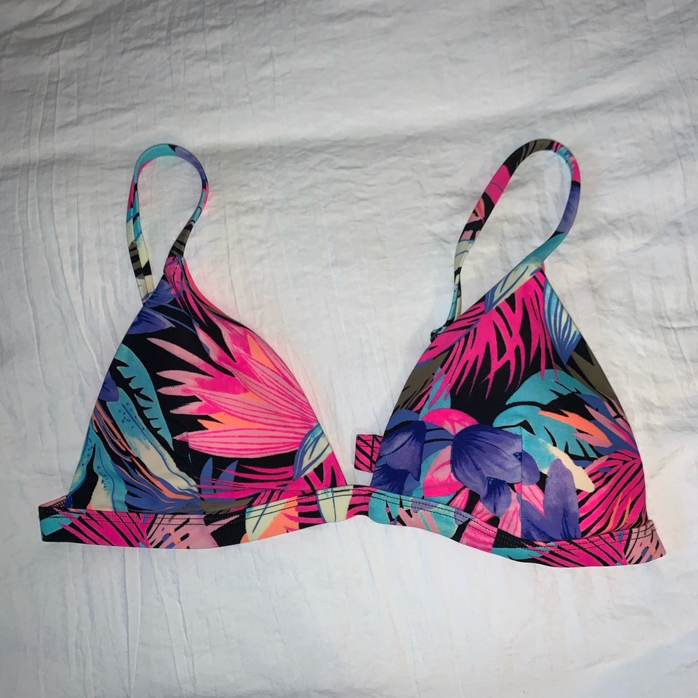 Hollister floral swim top